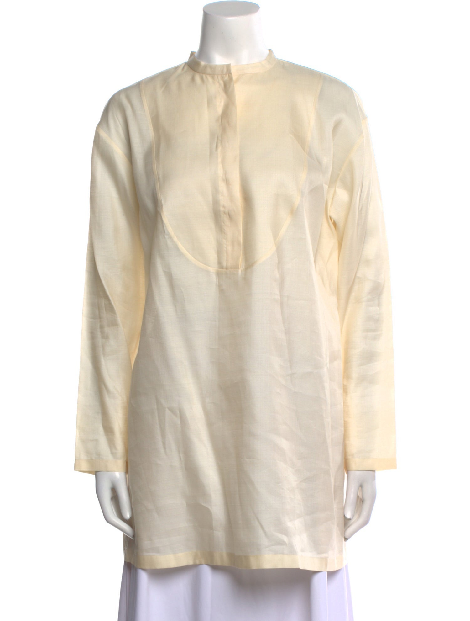 Attersee Silk Mock Neck Tunic