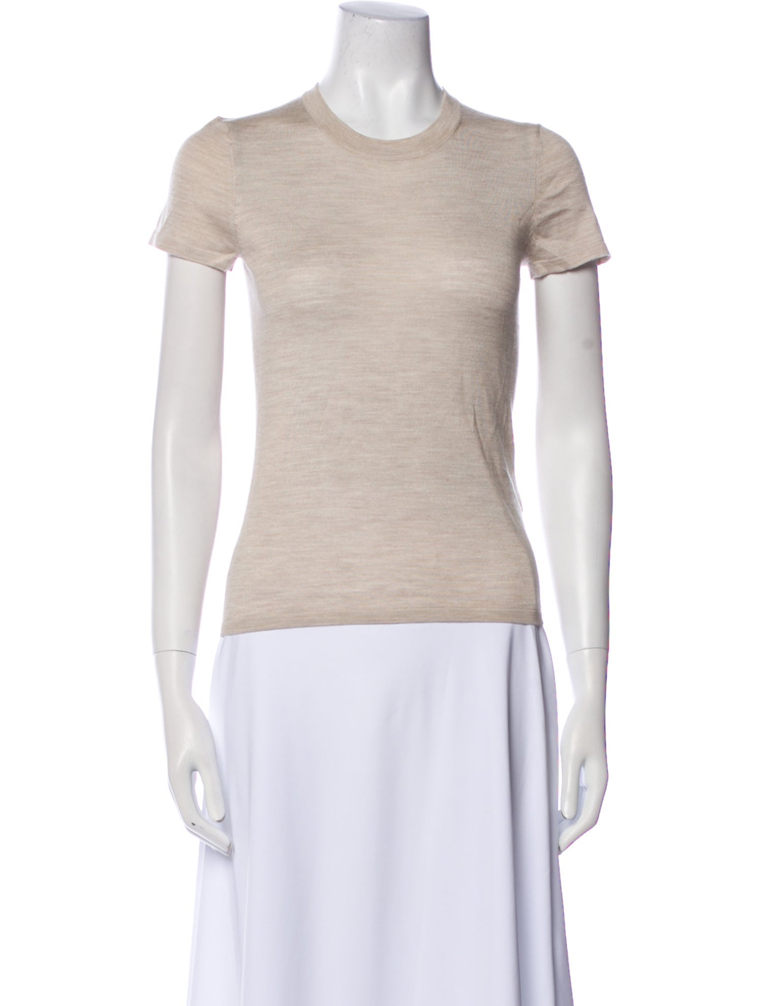 Attersee Virgin Wool Crew Neck T-Shirt