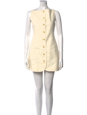 Attersee Bateau Neckline Mini Dress