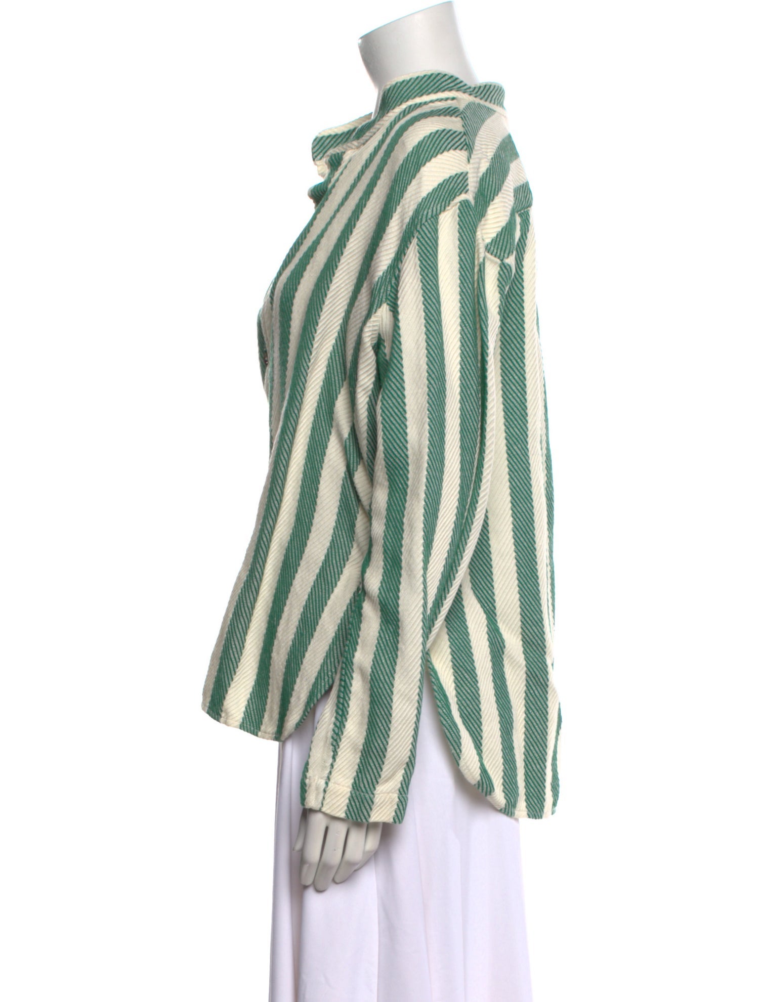 Attersee Linen Striped Blouse