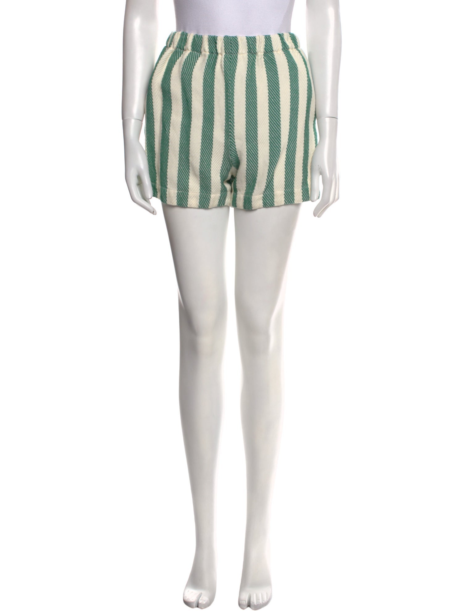 Attersee Striped Mini Shorts