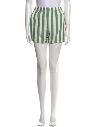 Attersee Striped Mini Shorts