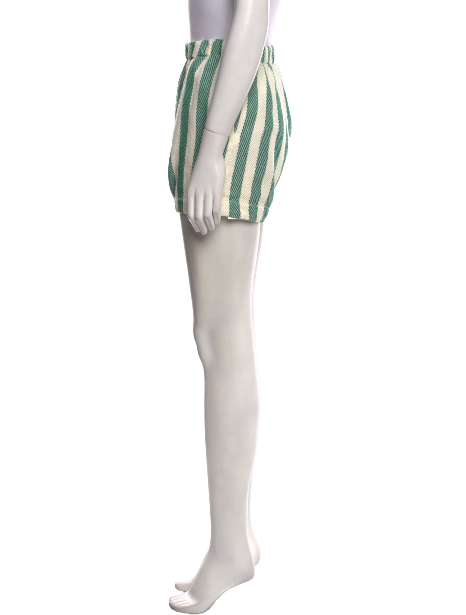 Attersee Striped Mini Shorts