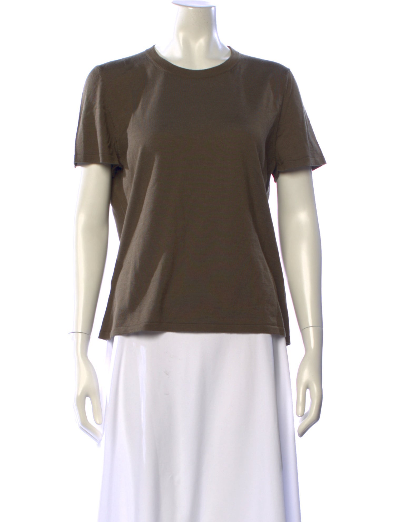 Attersee Virgin Wool Crew Neck T-Shirt