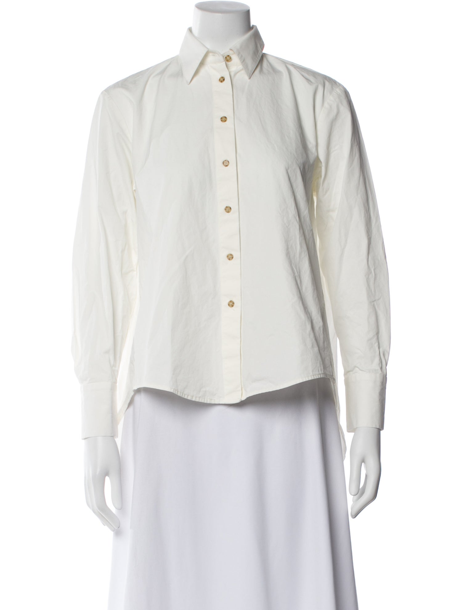 Attersee Three-Quarter Sleeve Button-Up Top