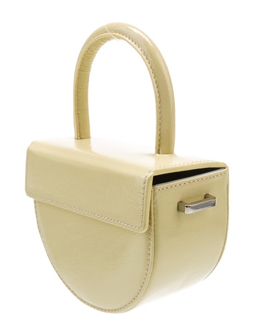 Audette Patent Leather Top Handle Bag