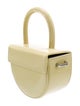 Audette Patent Leather Top Handle Bag