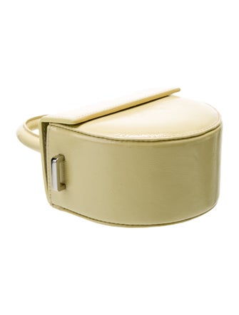 Audette Patent Leather Top Handle Bag