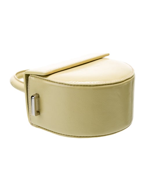 Audette Patent Leather Top Handle Bag