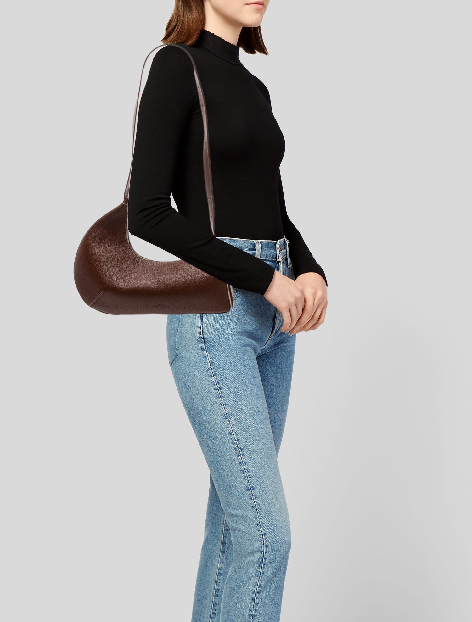 Audette Leather Hobo