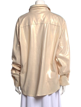 Aexae Long Sleeve Button-Up Top