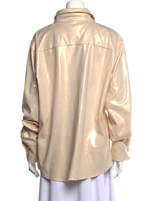 Aexae Long Sleeve Button-Up Top