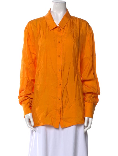 Aexae Long Sleeve Button-Up Top