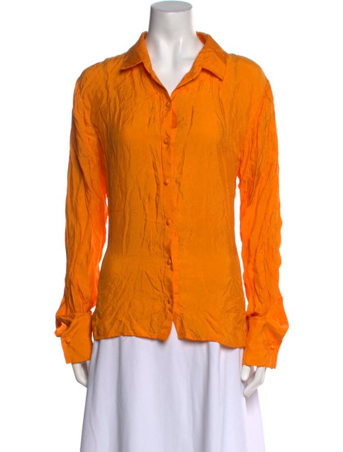 Aexae Long Sleeve Button-Up Top