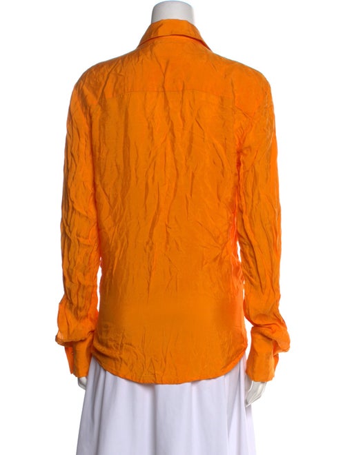 Aexae Long Sleeve Button-Up Top