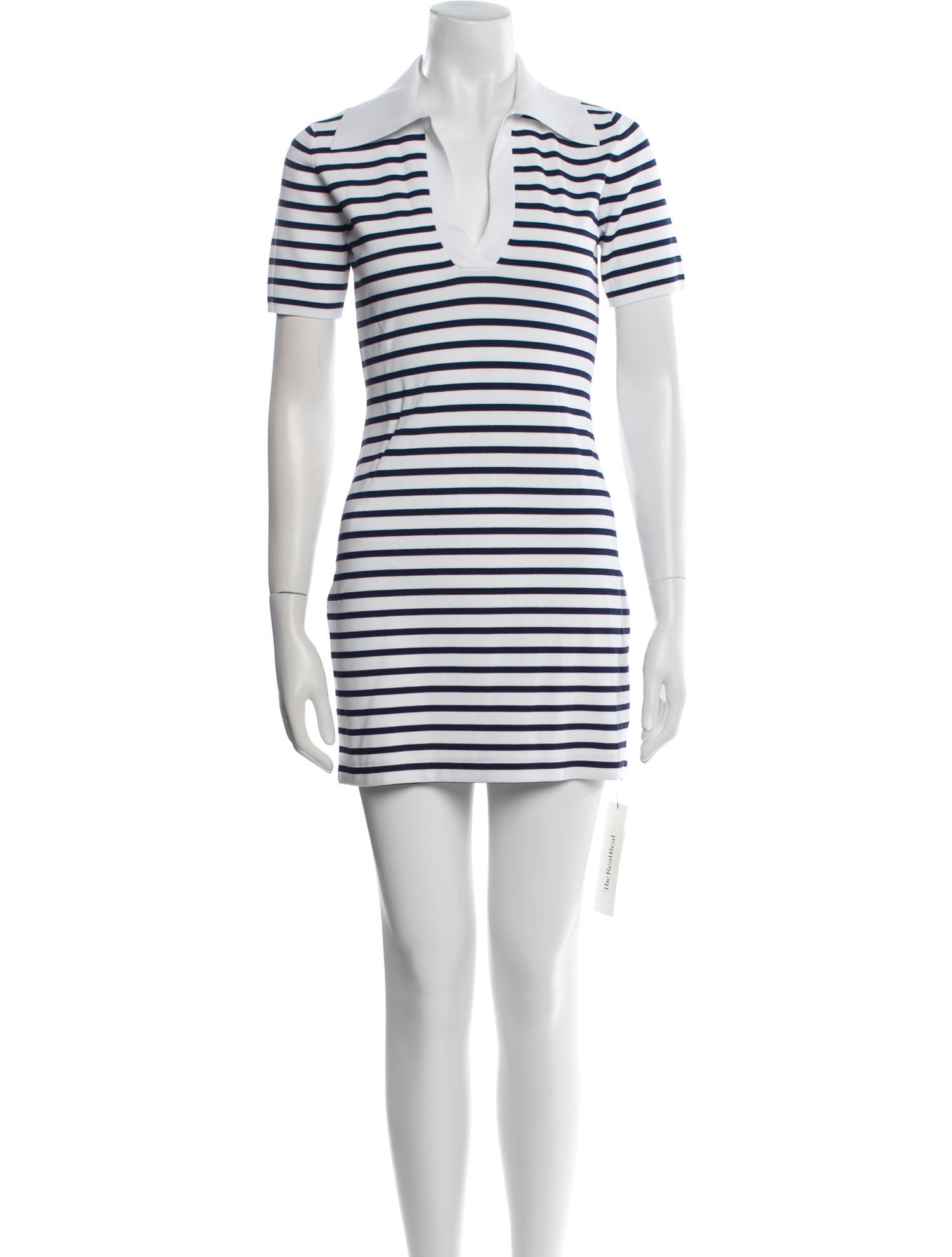 Aexae Striped Mini Dress