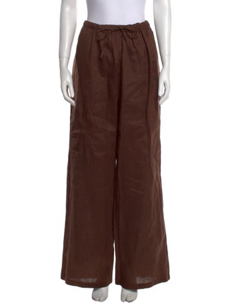 Aexae Linen Wide Leg Pants