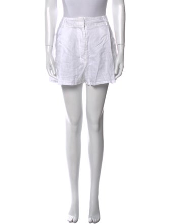 Aexae Linen Mini Shorts