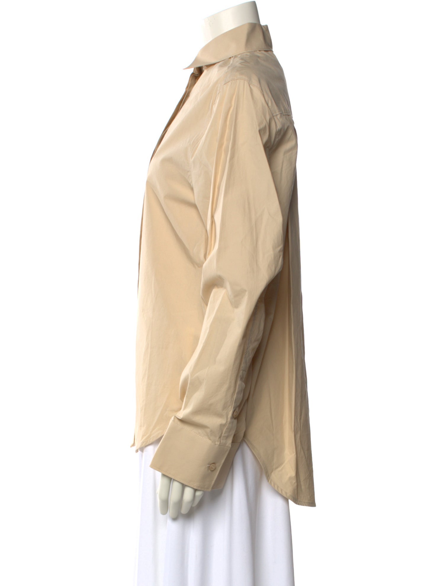 Aexae Long Sleeve Button-Up Top