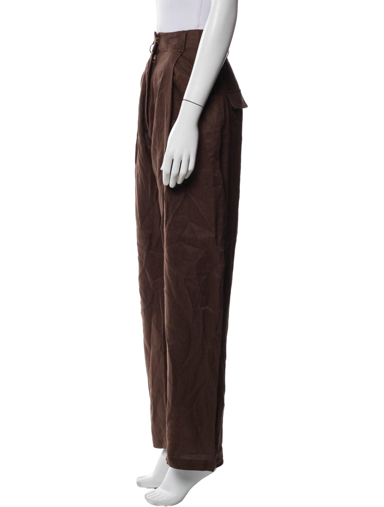 Aexae Linen Wide Leg Pants