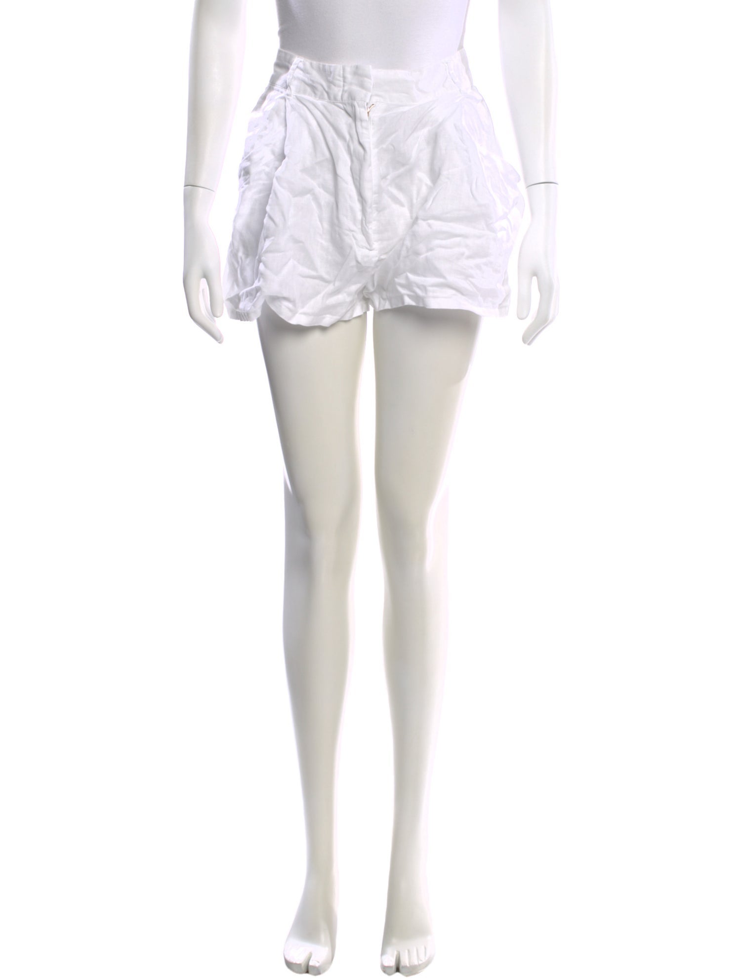 Aexae Linen Mini Shorts