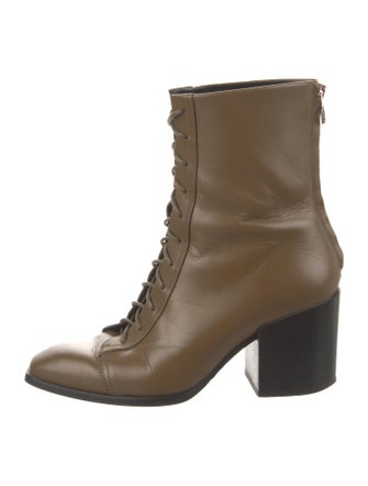 Aeyde Leather Lace-Up Boots