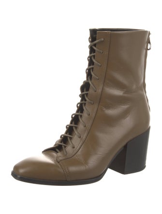 Aeyde Leather Lace-Up Boots