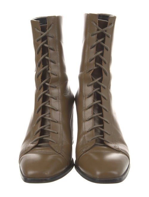 Aeyde Leather Lace-Up Boots