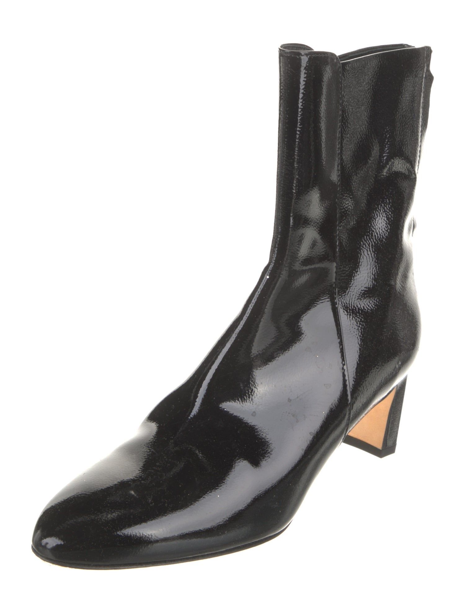 Aeyde Patent Leather Boots
