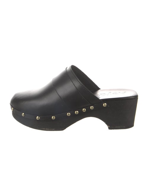 Aeyde Leather Studded Accents Mules