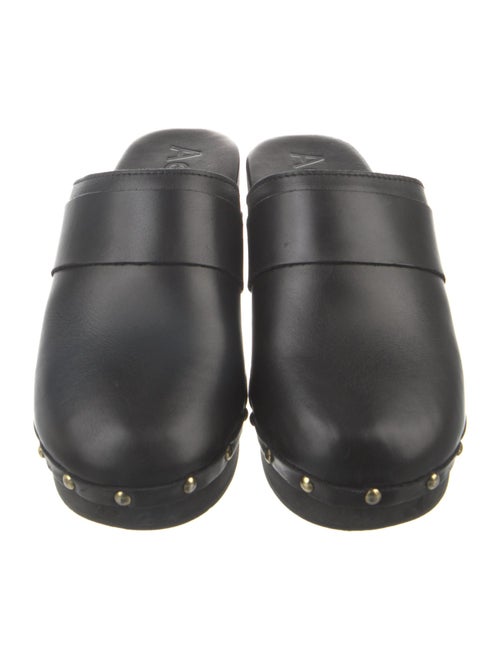 Aeyde Leather Studded Accents Mules