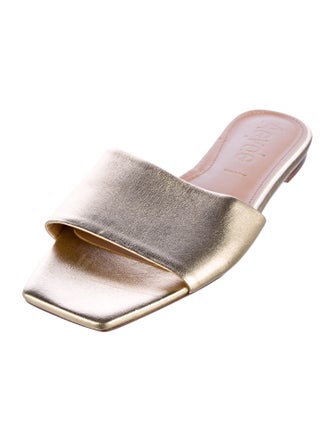 Aeyde Leather Slides