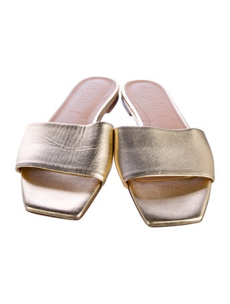 Aeyde Leather Slides