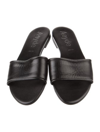 Aeyde Leather Slides