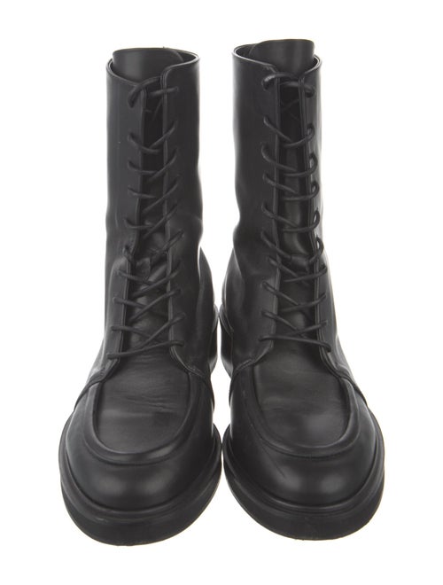 Aeyde Leather Combat Boots