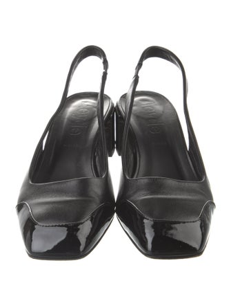 Aeyde Leather Slingback Pumps