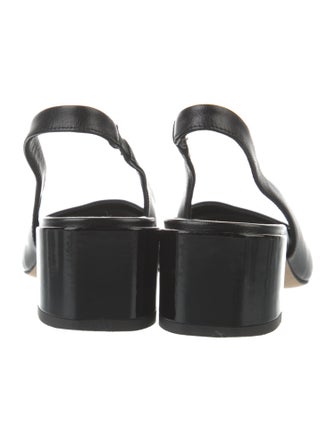 Aeyde Leather Slingback Pumps