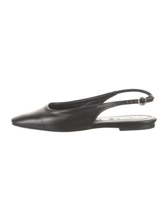 Aeyde Leather Slingback Flats