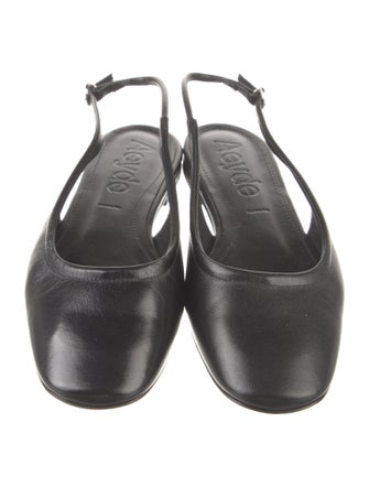 Aeyde Leather Slingback Flats