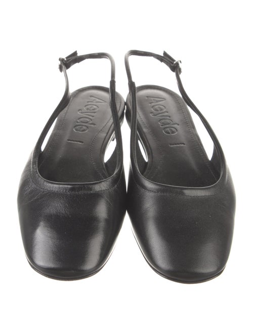 Aeyde Leather Slingback Flats