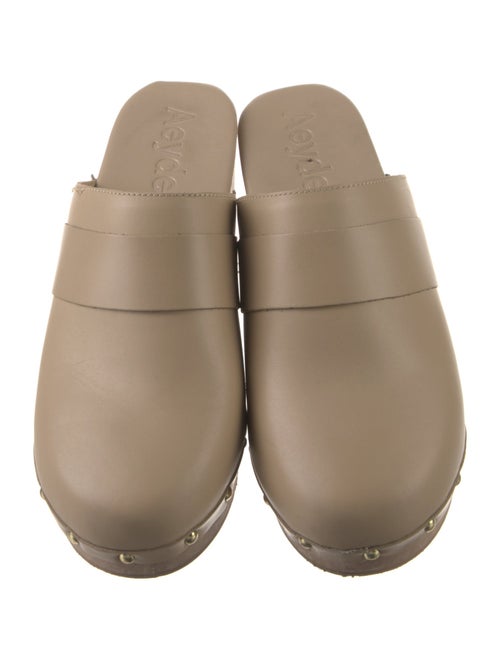 Aeyde Leather Studded Accents Mules