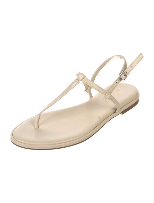 Aeyde Leather T-Strap Sandals