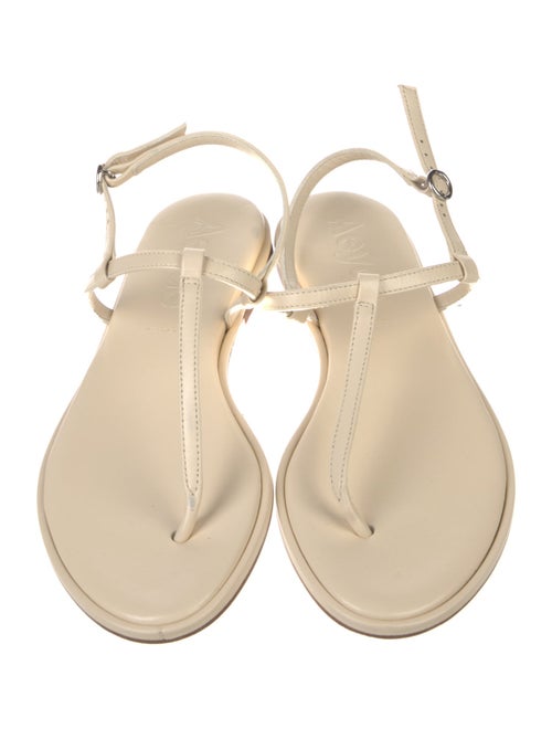 Aeyde Leather T-Strap Sandals
