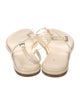 Aeyde Leather T-Strap Sandals