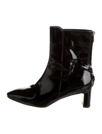 Aeyde Patent Leather Combat Boots