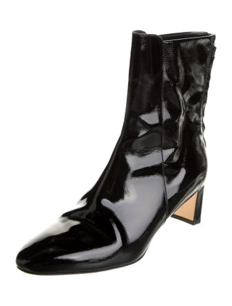 Aeyde Patent Leather Combat Boots