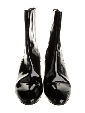 Aeyde Patent Leather Combat Boots