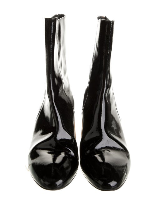 Aeyde Patent Leather Combat Boots