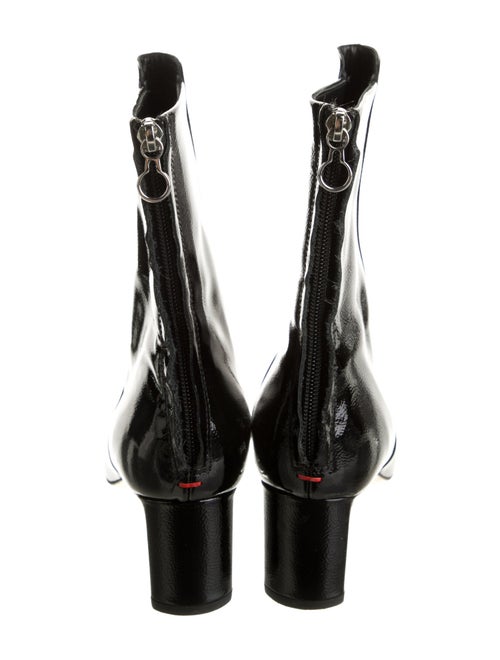 Aeyde Patent Leather Combat Boots