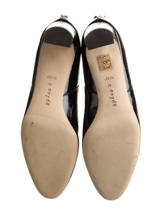 Aeyde Patent Leather Combat Boots